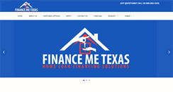 Desktop Screenshot of financemetexas.com